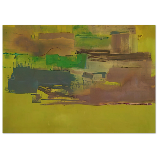 Helen Frankenthaler - August Deep - 1978 Wall art - 13x18 cm / 5x7 inches - Fine Art Poster - -