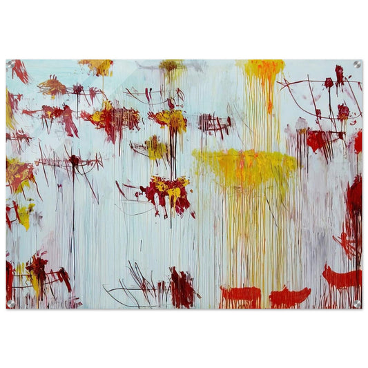 Lepanto, Part X - Cy Twombly Acrylic Print - 70x100 cm / 28x40″ inches
