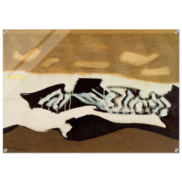 Breaking Sea - 1952 - Milton Avery Acrylic Print - 70x100 cm / 28x40″ inches | Milton Avery Wall Art | Milton Avery Prints