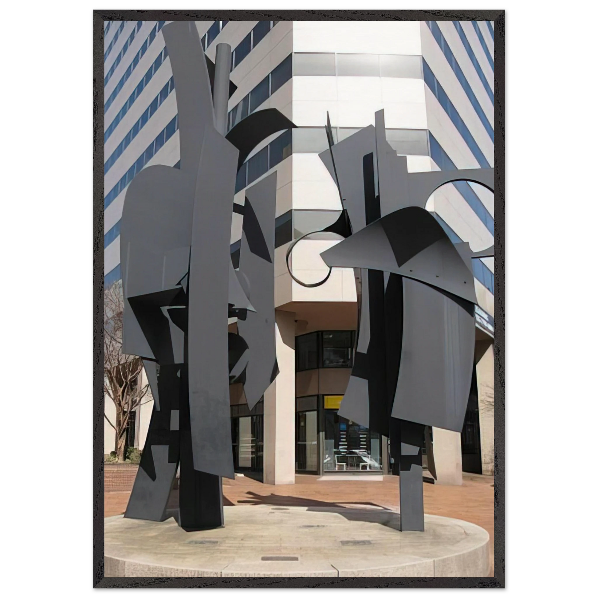 SKY LANDSCAPE 1988 - Louise Nevelson Framed Art Print – Black Wooden Frame - Default Title - -Framed Art Print