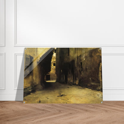 A Street in Venice - John Singer Sargent Acrylic Print - 70x100 cm / 28x40″ inches
