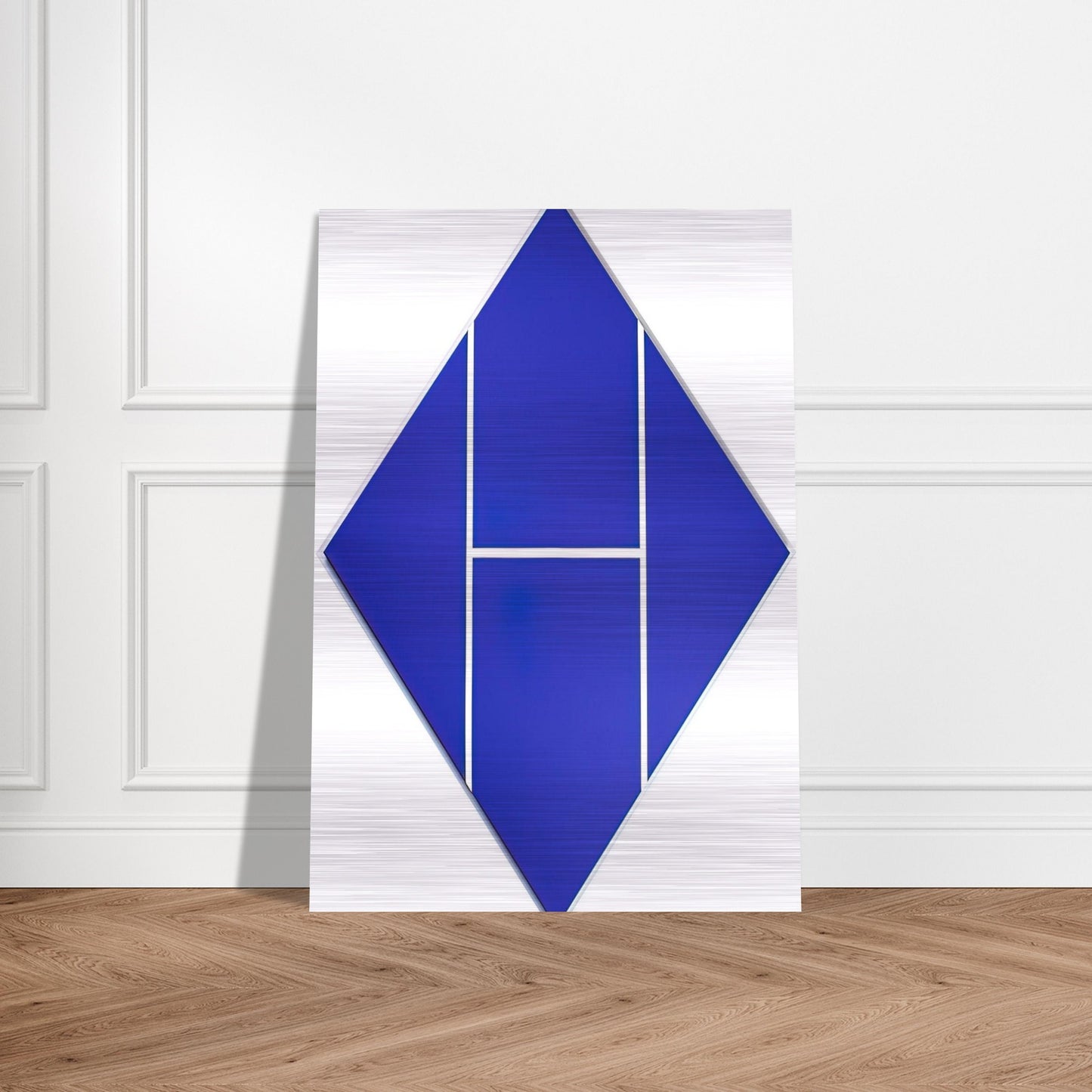 Cobalt - 1982 - Carmen Herrera Brushed Aluminum Print - 70x100 cm / 28x40 inches | Carmen Herrera Aluminum Print | Carmen Herrera Prints