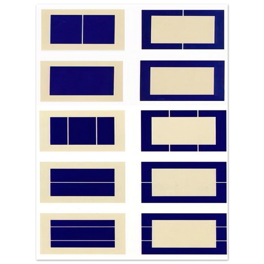 Donald Judd - Untitled S.# 167-176 - 1988 Fine Art Poster - Default Title