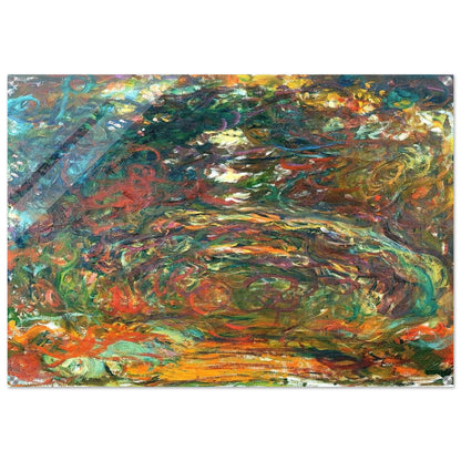 Path under the Rose Arches, Giverny - claude monet Acrylic Print - 70x100 cm / 28x40″ inches | claude monet Wall Art | claude monet Prints