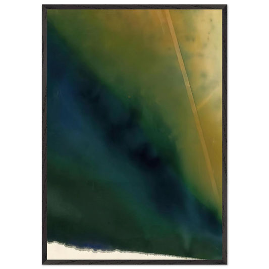 Light Fan - Sam Gilliam Framed Art Print – Black Wooden Frame - Default Title - -Framed Art Print