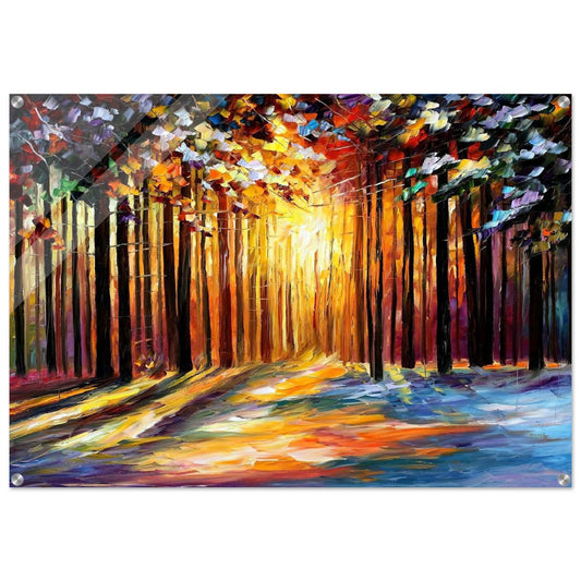 Leonid Afremov - Leonid Afremov Acrylic Print - 70x100 cm / 28x40″ inches