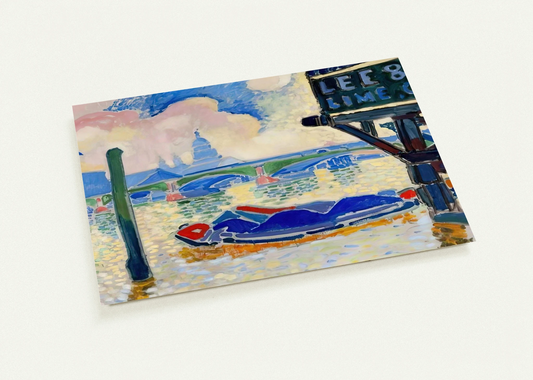 BARGES ON THE THAMES 1906 0 By Andre Derain Pack of 10 Post Cards | Andre Derain Post Cards | A6 (10.5 x 14.8 cm) - 4.1 x 5.8 inches