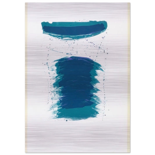 Very First Stone - Sam Francis Brushed Aluminum Print - 70x100 cm / 28x40 inches | Sam Francis Aluminum Print | Sam Francis Prints
