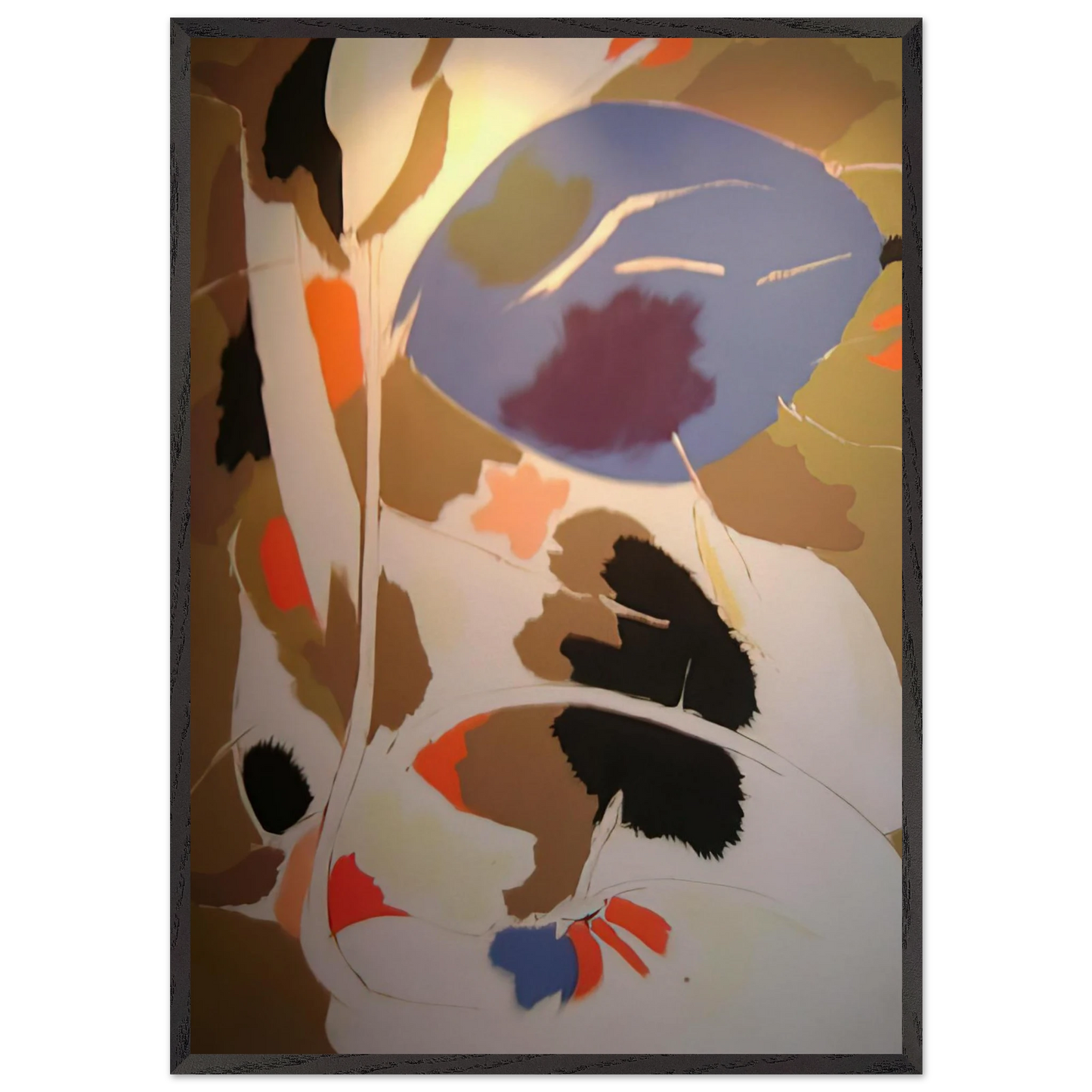 Branches - 1955 - John Ferren Framed Art Print – Black Wooden Frame - Default Title - -Framed Art Print