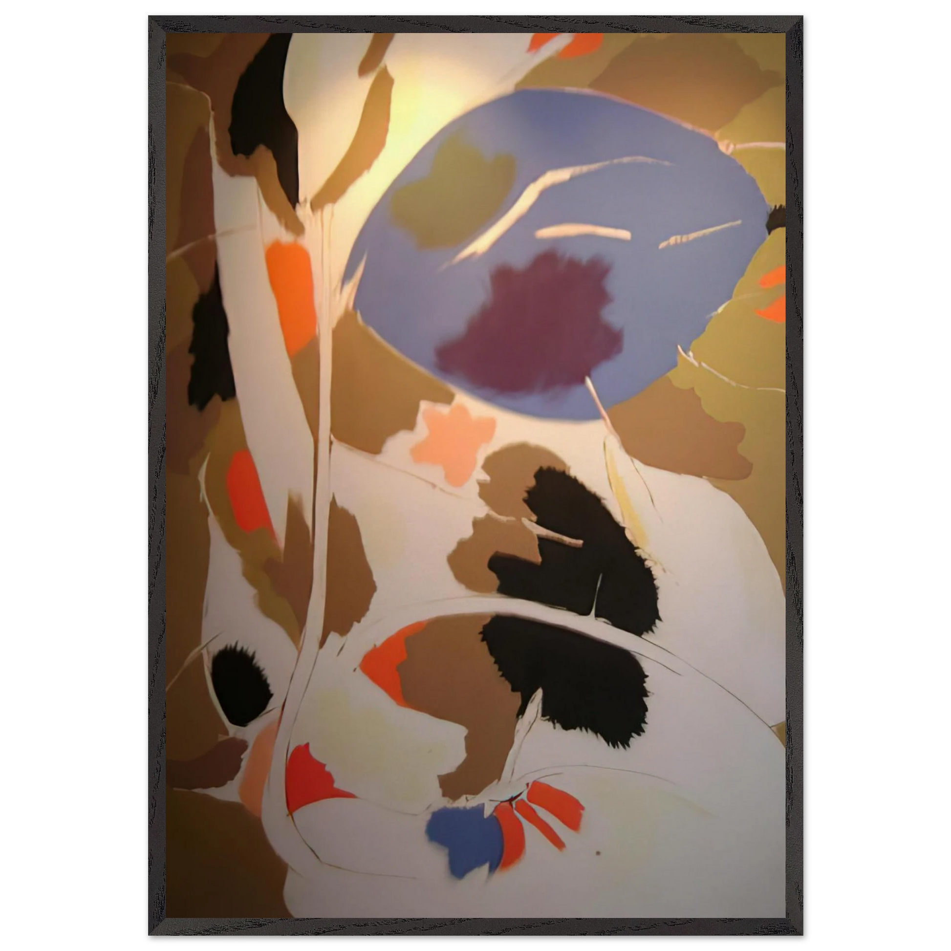 Branches - 1955 - John Ferren Framed Art Print – Black Wooden Frame - Default Title - -Framed Art Print