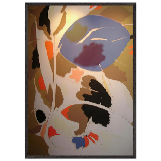 Branches - 1955 - John Ferren Framed Art Print – Black Wooden Frame - Default Title - -Framed Art Print