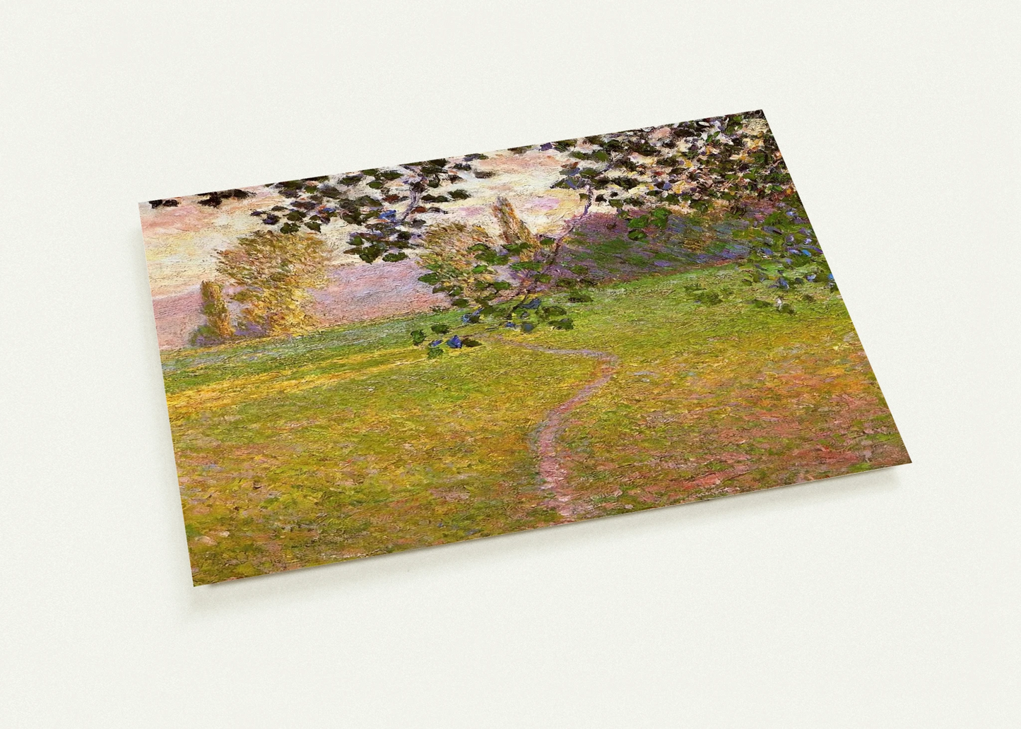 Morning Landscape, Giverny By claude monet Pack of 10 Post Cards | claude monet Post Cards | A6 (10.5 x 14.8 cm) - 4.1 x 5.8 inches