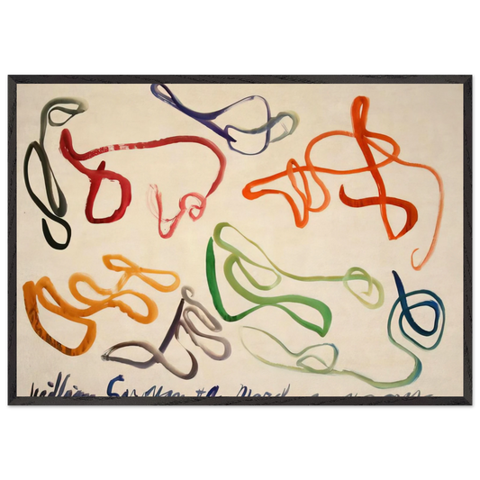 4 March 29 1963 NYC - 1963 - William Saroyan Framed Art Print – Black Wooden Frame - Default Title - -Framed Art Print