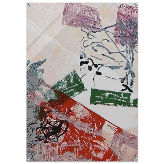 Lithograph 1968 - Jean-Paul Riopelle Acrylic Print - 70x100 cm / 28x40″ inches