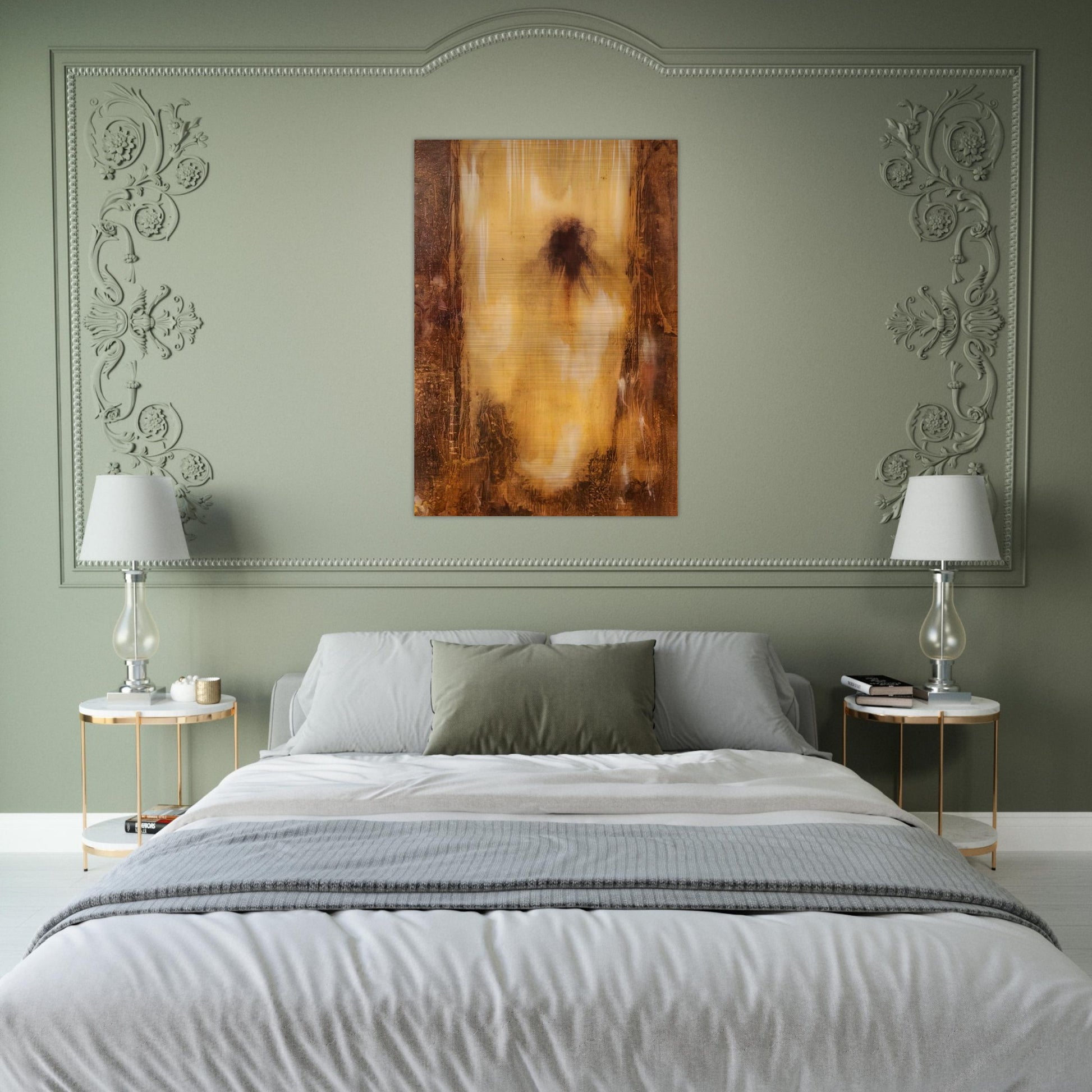 Homage of Melville - Abstract Expressionism - Paul Jenkins Brushed Aluminum Print - 70x100 cm / 28x40 inches | Paul Jenkins Aluminum Print | Paul Jenkins Prints