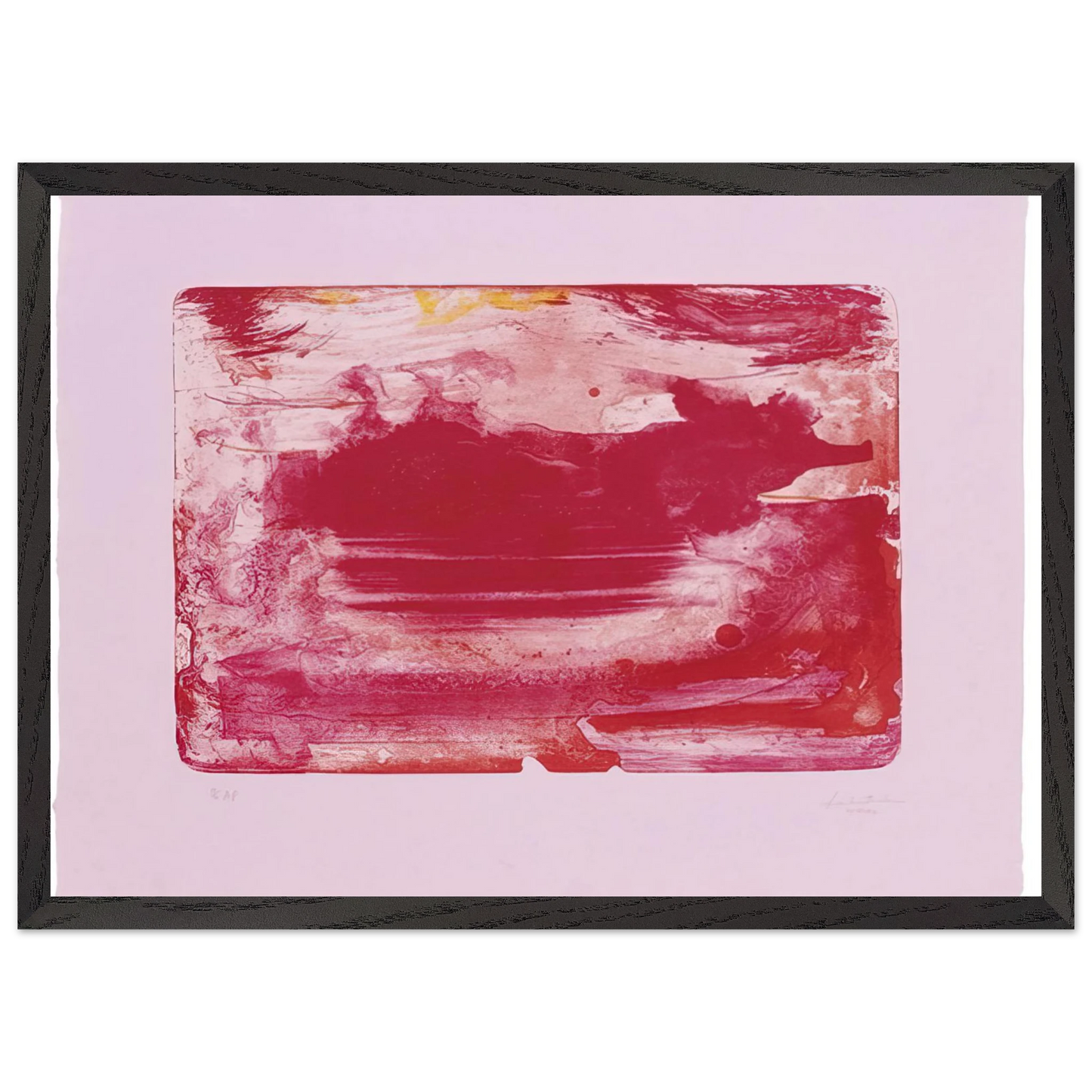 Helen Frankenthaler - The Red Sea - 1982 Wall art - 21x29.7 cm / 8x12" - Fine Art Poster - -