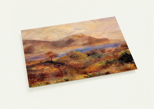Mediteranean Landscape By Pierre-Auguste Renoir Pack of 10 Post Cards | Pierre-Auguste Renoir Post Cards | A6 (10.5 x 14.8 cm) - 4.1 x 5.8 inches