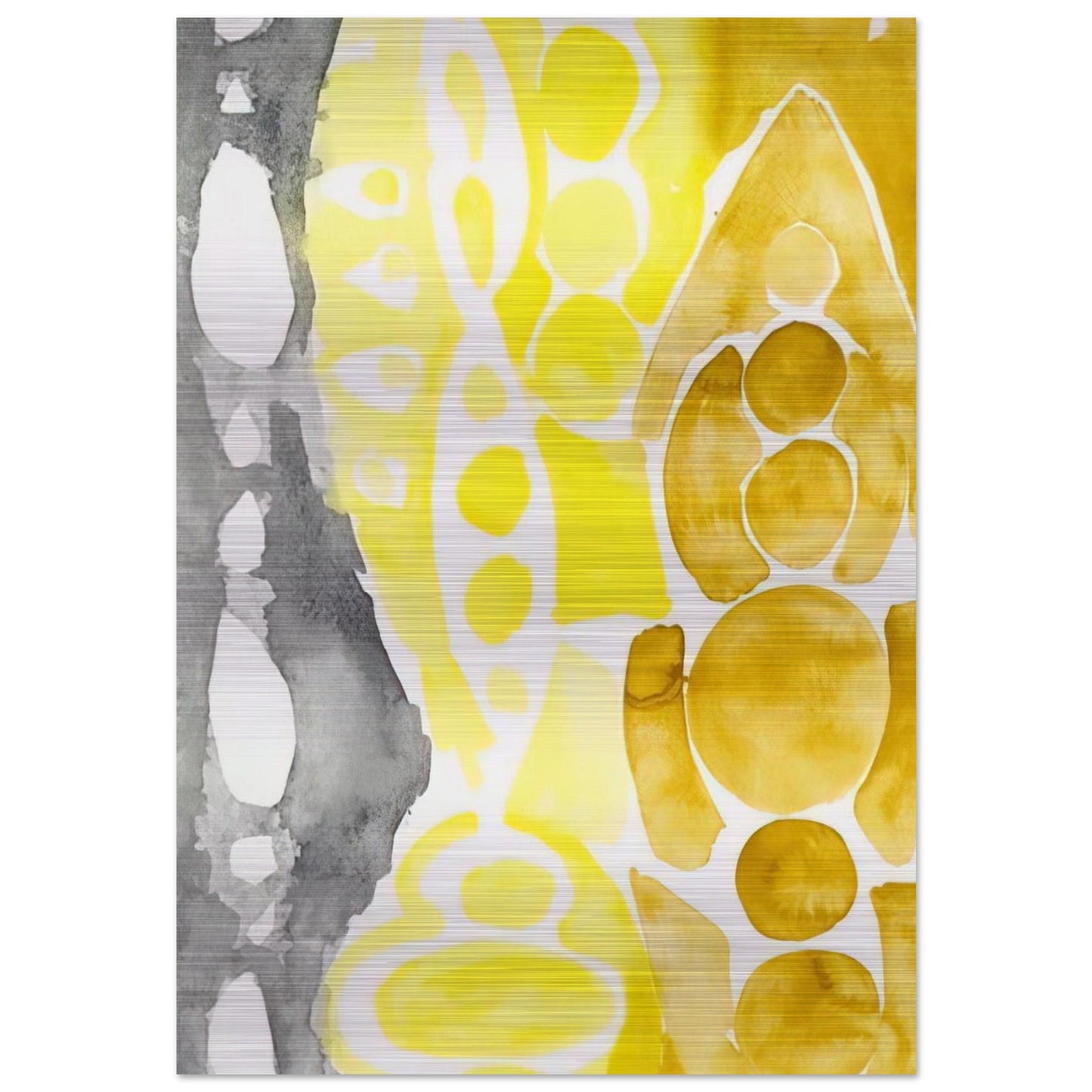 Siebdruck 1966 - 1 NOR - 1966 - Ernst Wilhelm Nay Brushed Aluminum Print - 70x100 cm / 28x40 inches | Ernst Wilhelm Nay Aluminum Print | Ernst Wilhelm Nay Prints