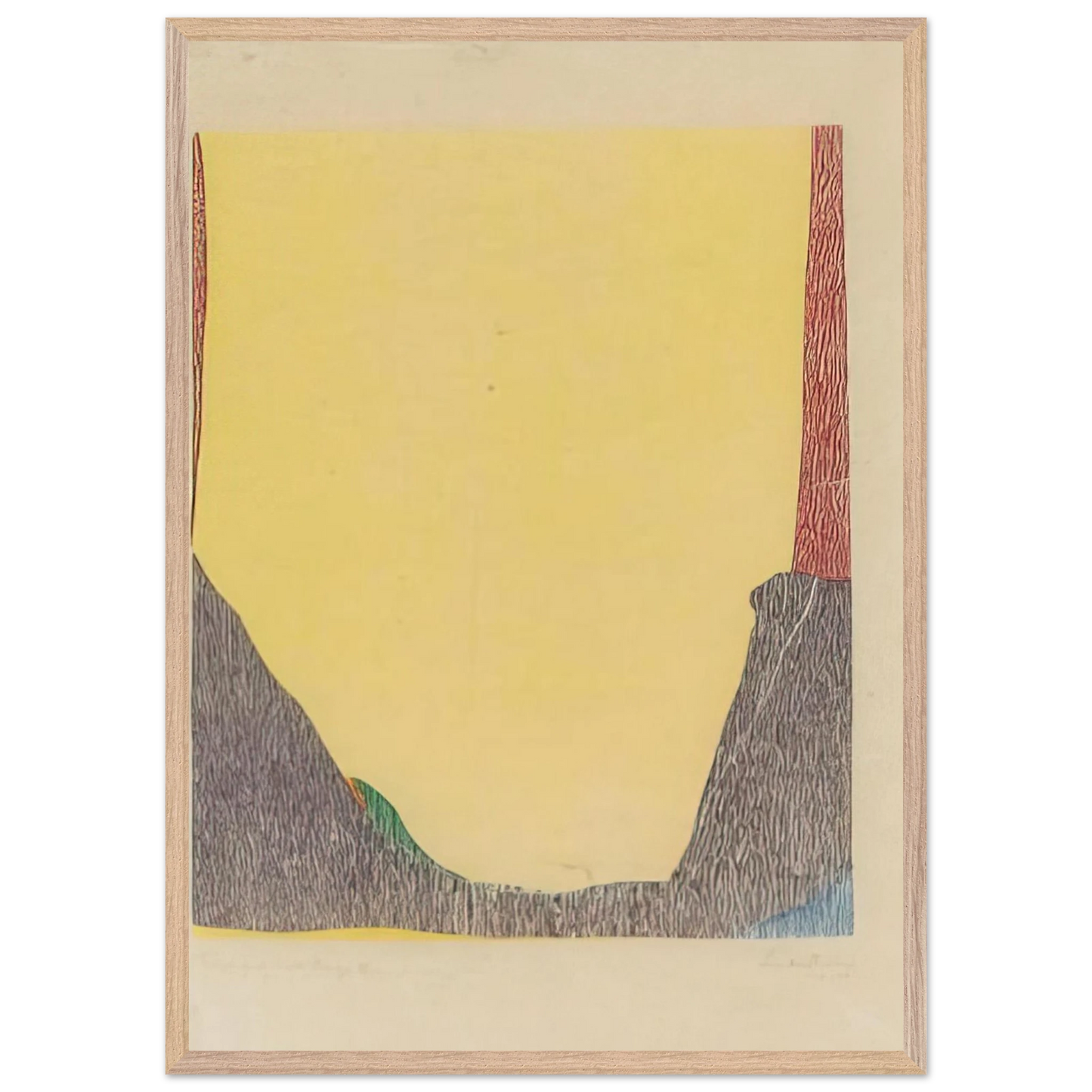 Helen Frankenthaler - East and Beyond - 1973 Wall art - A1 (59.4 x 84.1  cm) - Fine Art Poster - -