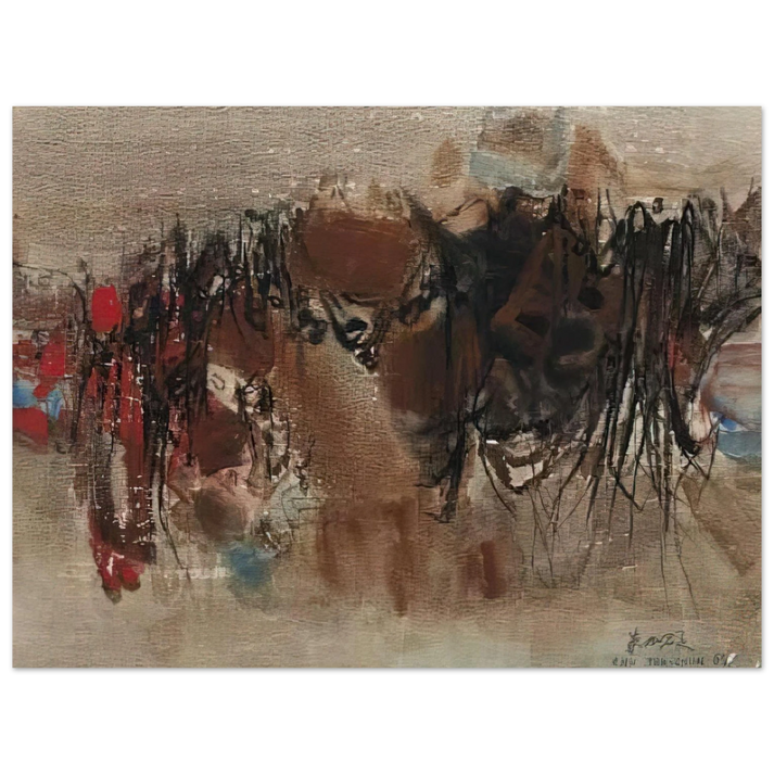 Chu teh Chun - UNTITLED 1964 1  75x100 cm / 30x40inches Fine Art Poster