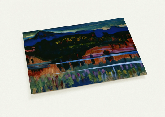MURNAU AM STAFFELSEE 1908 By Wassily Kandinsky Pack of 10 Post Cards | Wassily Kandinsky Post Cards | A6 (10.5 x 14.8 cm) - 4.1 x 5.8 inches