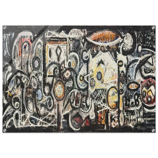 Fugue Number 2 - 1943 - Richard Pousette-Dart Acrylic Print - 70x100 cm / 28x40″ inches | Richard Pousette-Dart Wall Art | Richard Pousette-Dart Prints