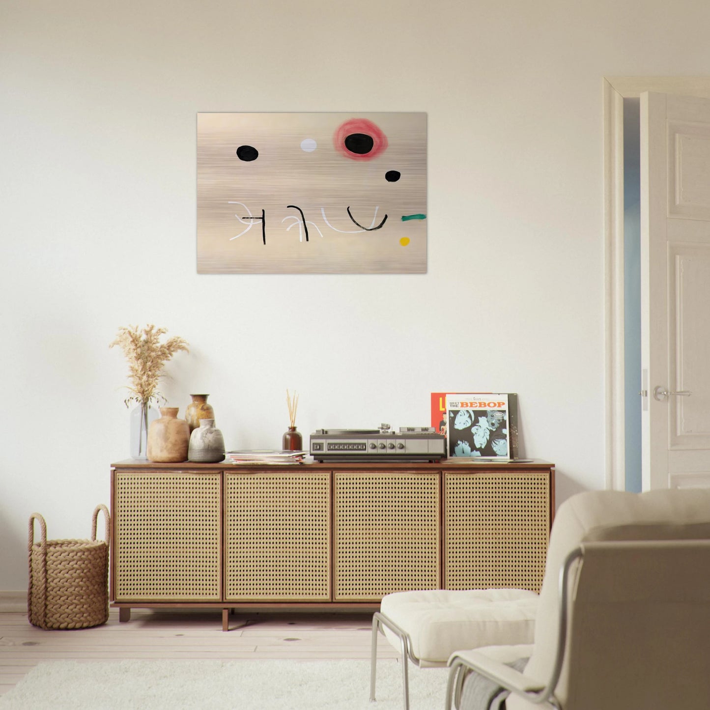 Festival - 1973 - Adolph Gottlieb Brushed Aluminum Print - 70x100 cm / 28x40 inches | Adolph Gottlieb Aluminum Print | Adolph Gottlieb Prints