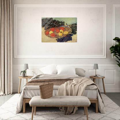 Still Life with Oranges and Lemons with Blue Gloves - Vincent van Gogh Acrylic Print - 70x100 cm / 28x40″ inches | Vincent van Gogh Wall Art | Vincent van Gogh Prints