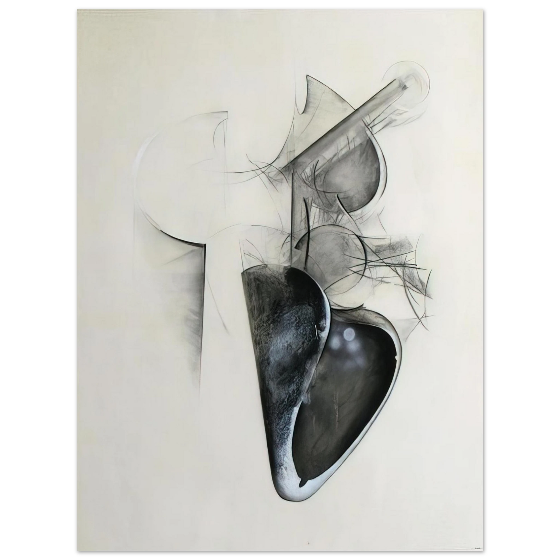 Jay DeFeo - Jay DeFeo/BIG/Untitled Shoetree series Fine Art Poster - Default Title
