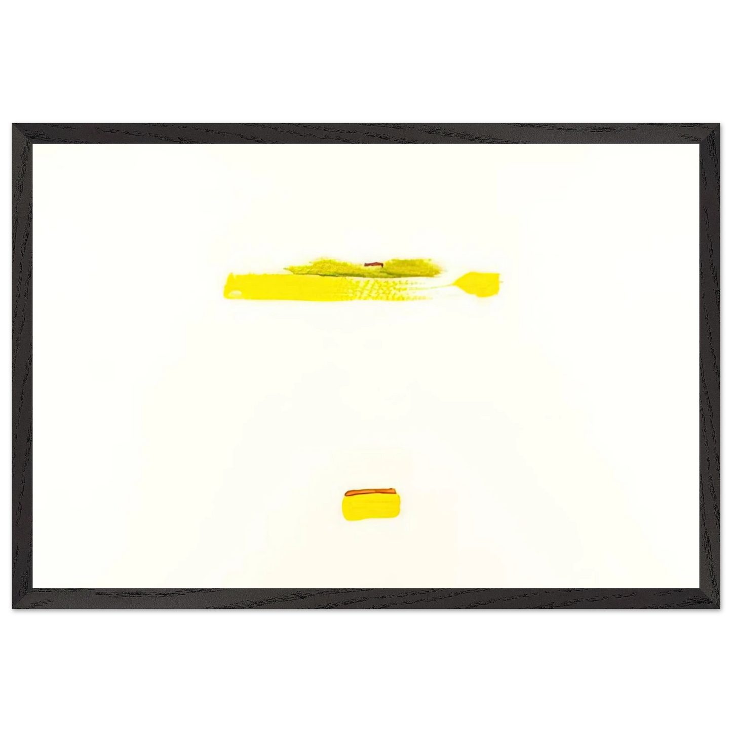 Helen Frankenthaler - New York III - 1972 Wall art - 21x29.7 cm / 8x12" - Premium Wooden Framed Poster With Fine Art Paper - White frame