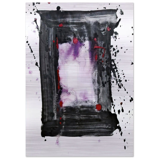 Untitled  SF75-1117  - Sam Francis Brushed Aluminum Print - 70x100 cm / 28x40 inches | Sam Francis Aluminum Print | Sam Francis Prints