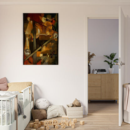 CONSTRUCTION FOR NOBLE LADIES 1919 - Kurt Schwitters Brushed Aluminum Print - 70x100 cm / 28x40 inches | Kurt Schwitters Aluminum Print | Kurt Schwitters Prints