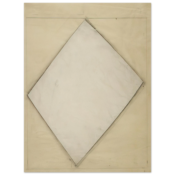 Ellsworth Kelly - Study for White Sculpture  75x100 cm / 30x40inches Fine Art Poster