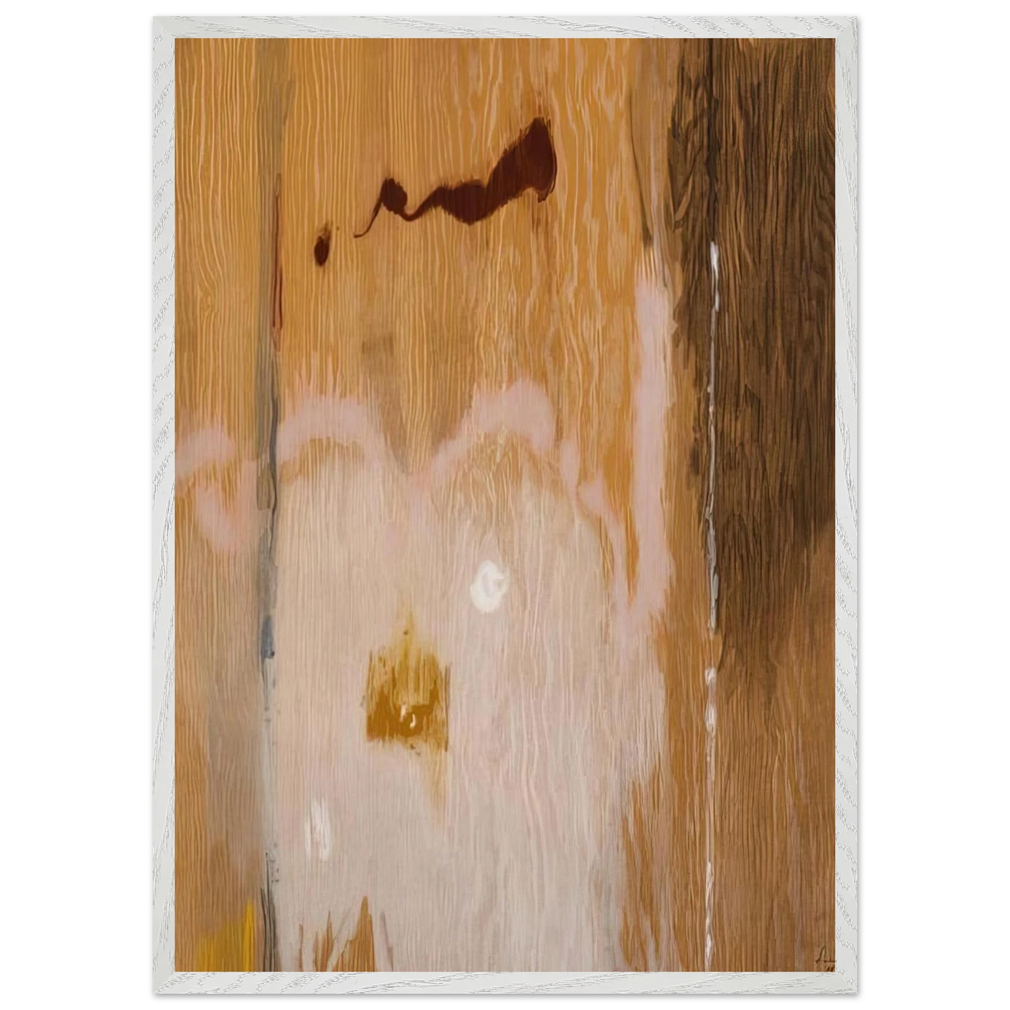 Helen Frankenthaler - Tales of Genji VI - 1998 Wall art - 30x45 cm / 12x18 inches - Premium Wooden Framed Poster With Fine Art Paper - Wood frame