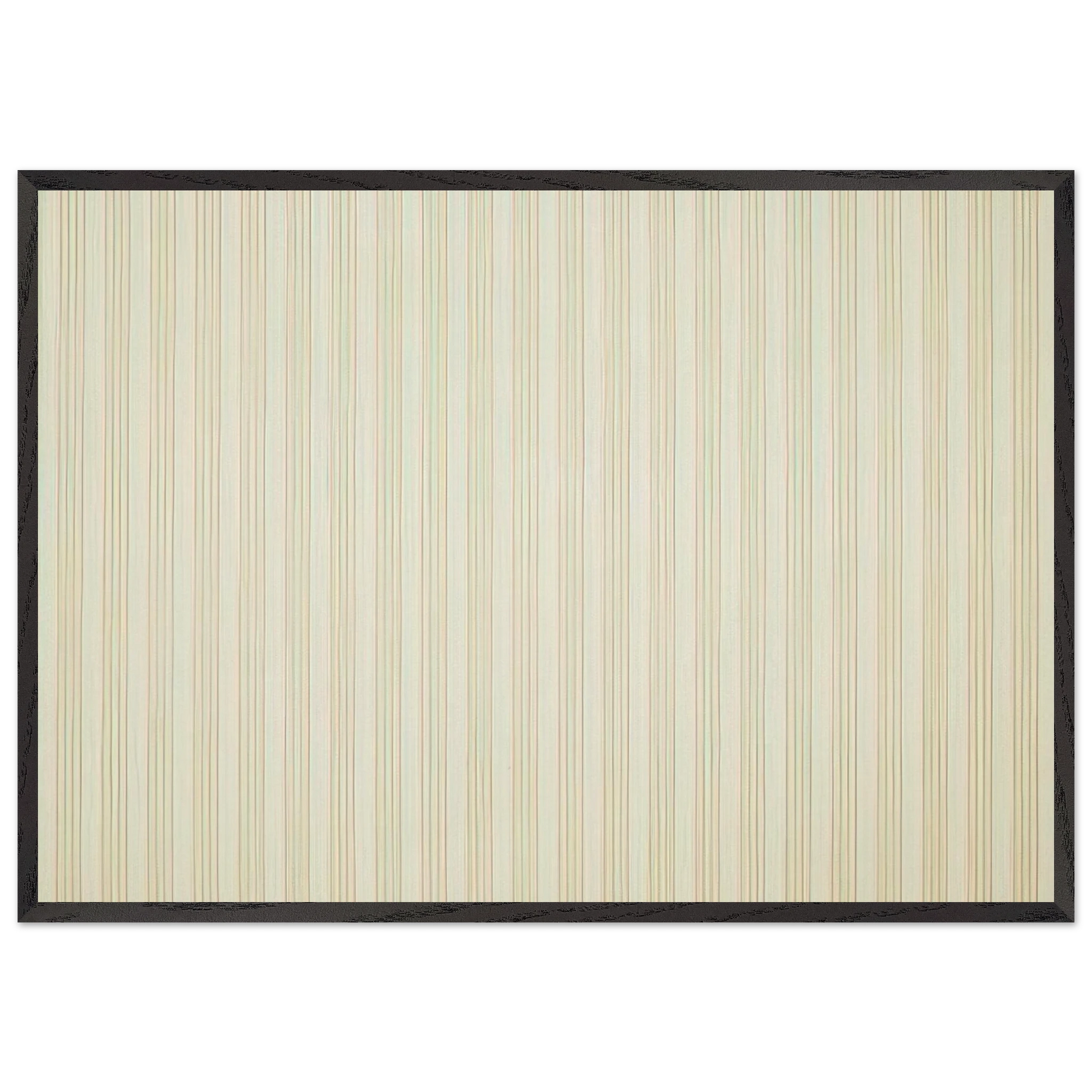 Ice Box P506 - 1969 - Gene Davis Framed Art Print – Black Wooden Frame - Default Title - -Framed Art Print