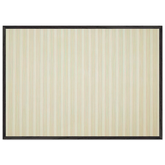 Ice Box P506 - 1969 - Gene Davis Framed Art Print – Black Wooden Frame - Default Title - -Framed Art Print