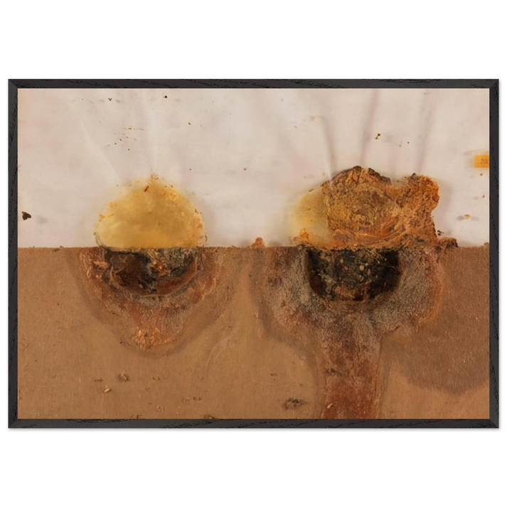 Small Landscape - 1968 - Dieter Roth 70x100 cm / 28x40 inches Framed Art Print – Black Wooden Frame