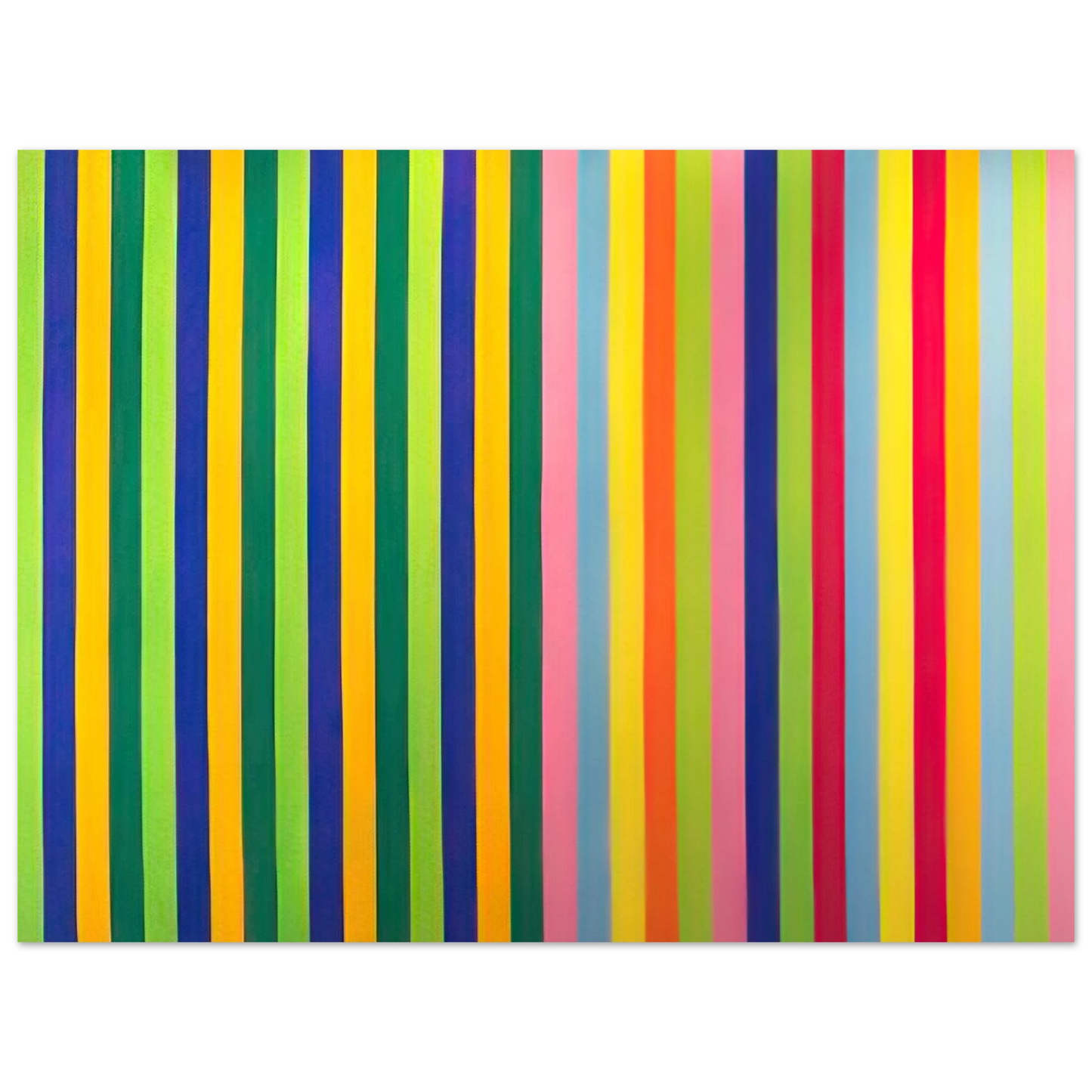 Gene Davis - Solar Skin - 1964 Fine Art Poster - Default Title