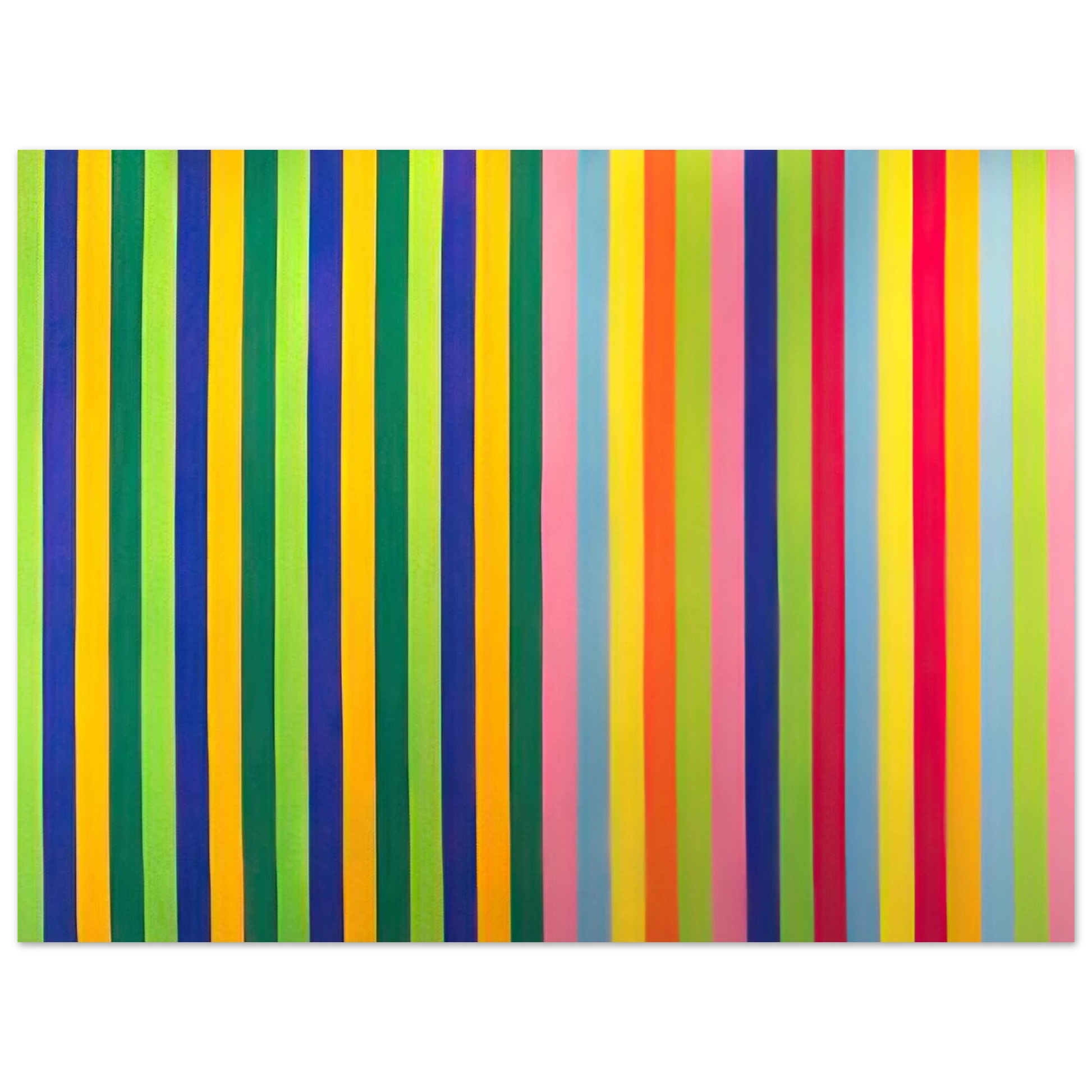 Gene Davis - Solar Skin - 1964 Fine Art Poster - Default Title