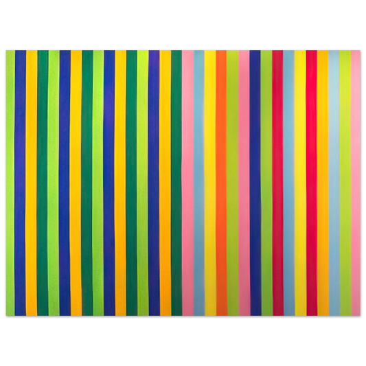 Gene Davis - Solar Skin - 1964 Fine Art Poster - Default Title