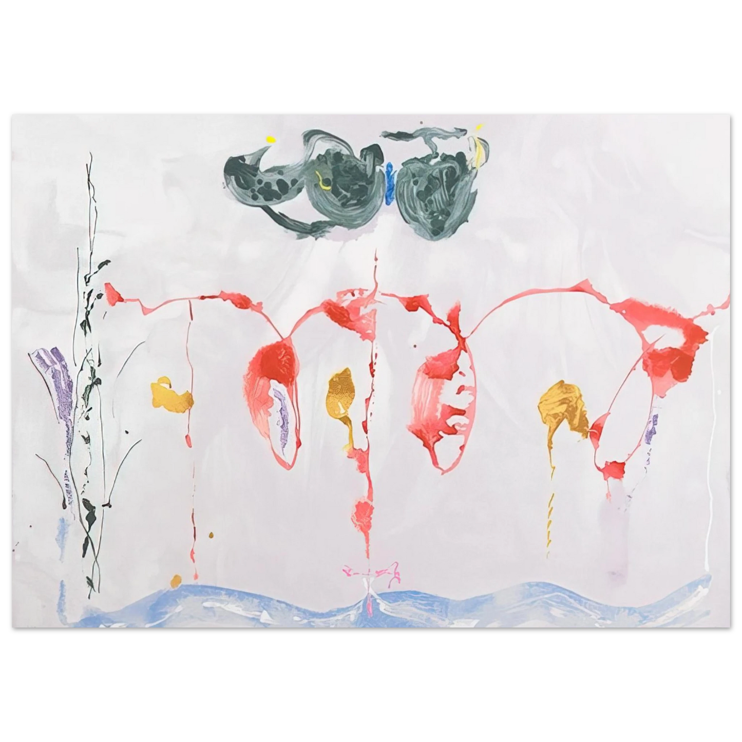 Helen Frankenthaler - Aerie - 2009 Wall art - 40x50 cm / 16x20 inches - Fine Art Poster - -
