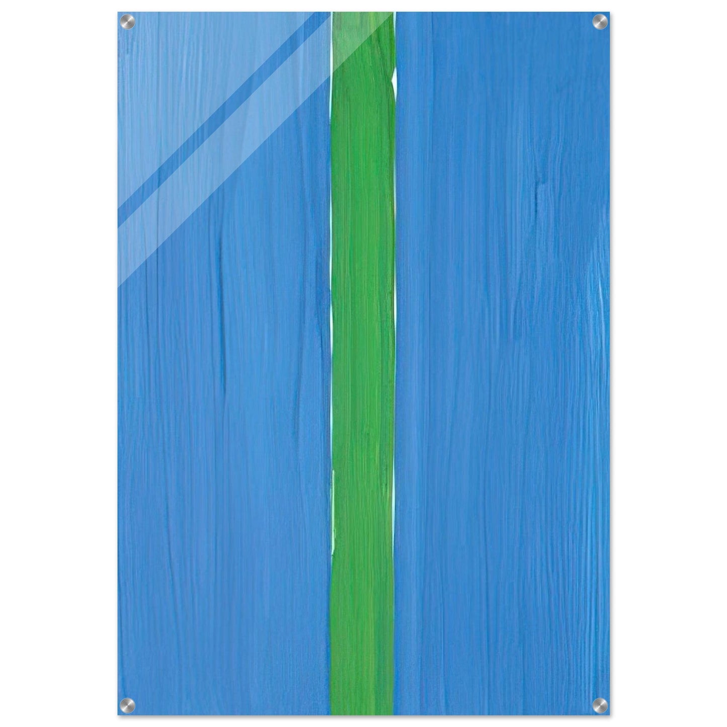 Composition bleue et verte - 1988 - Gunther Forg Acrylic Print - 70x100 cm / 28x40″ inches | Gunther Forg Wall Art | Gunther Forg Prints