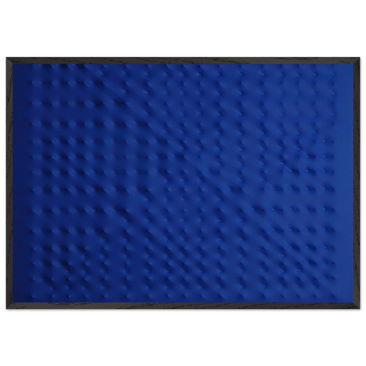 Untitled - 2009 N2 - Enrico Castellani Framed Art Print – Black Wooden Frame - Default Title - -Framed Art Print