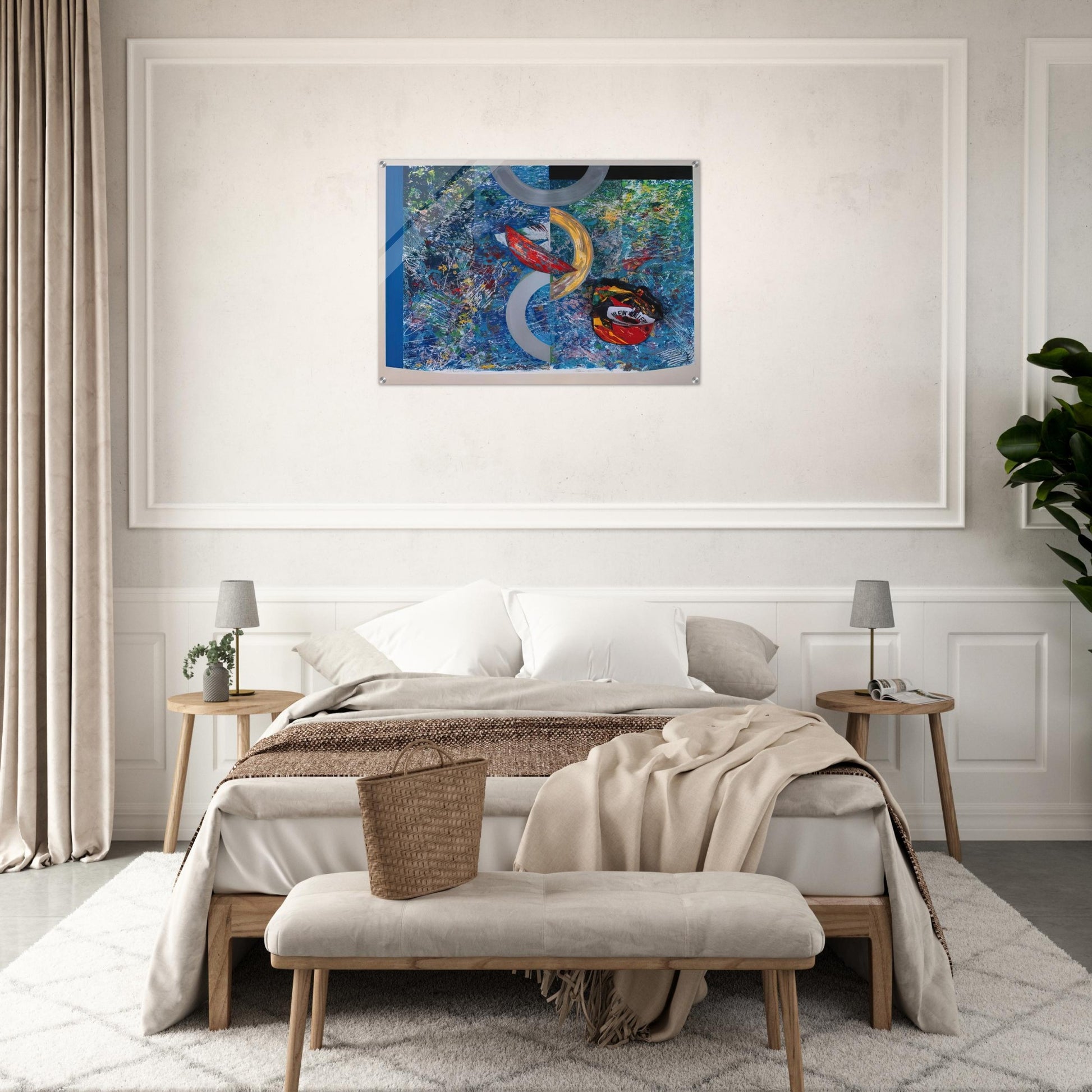 In Celebration - Sam Gilliam Acrylic Print - 70x100 cm / 28x40″ inches | Sam Gilliam Wall Art | Sam Gilliam Prints