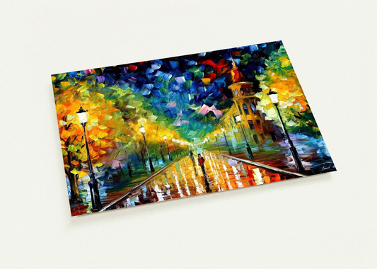 Leonid Afremov By Leonid Afremov Pack of 10 Post Cards | Leonid Afremov Post Cards | A6 (10.5 x 14.8 cm) - 4.1 x 5.8 inches