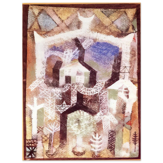 Paul Klee - SUMMER HOUSES 1919 Fine Art Poster - Default Title