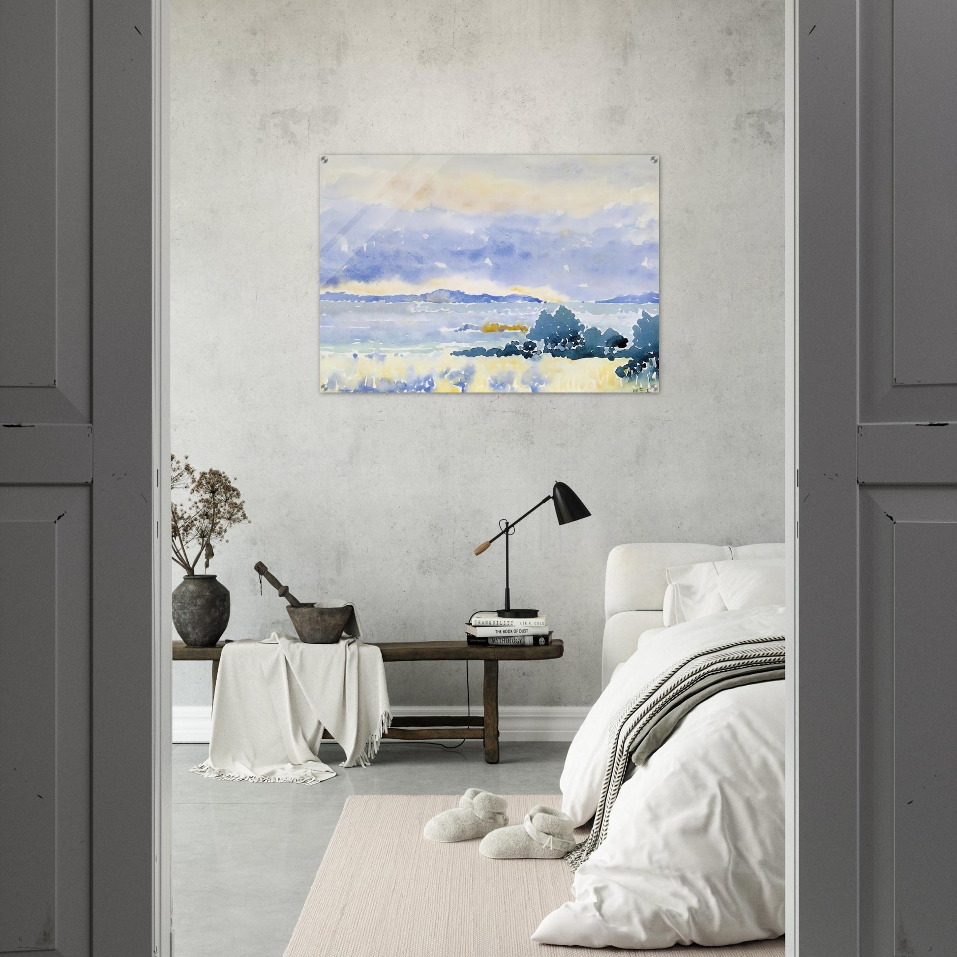 Land by the Sea - Henri-Edmond Cross Acrylic Print - 70x100 cm / 28x40″ inches