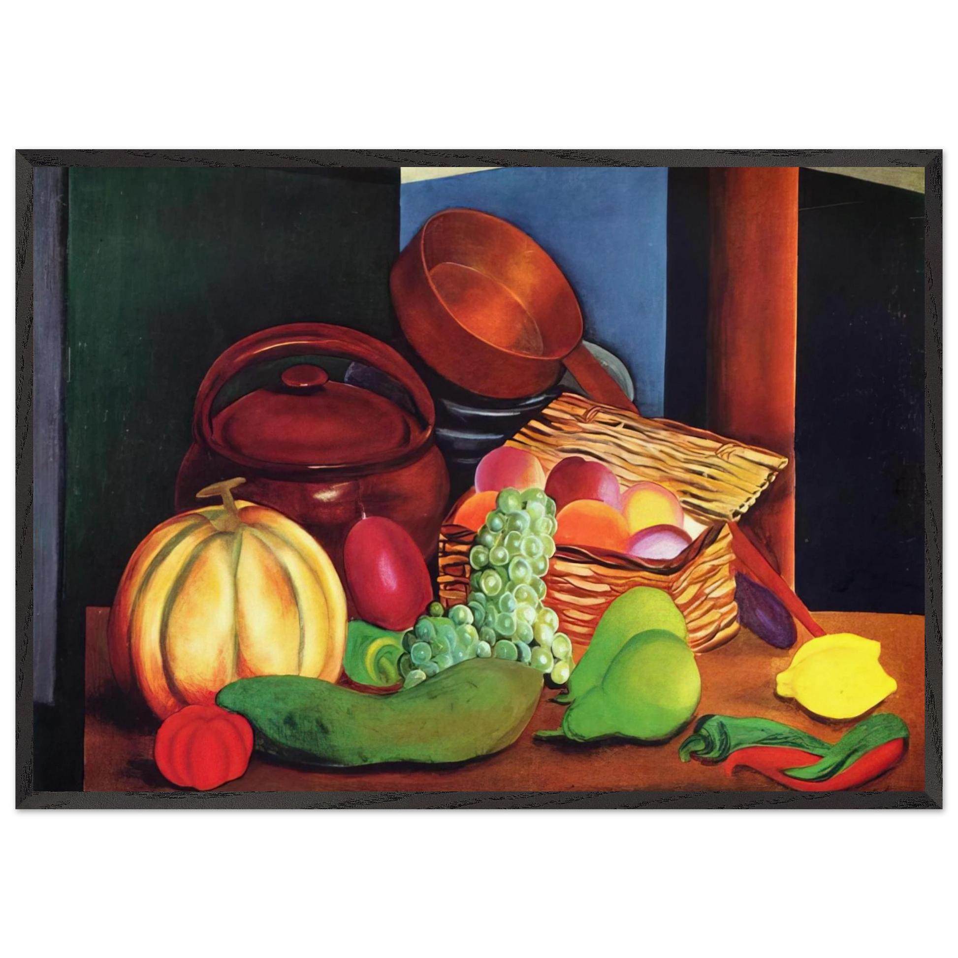 NOT IDENTIFIED 17 - Moise Kisling Framed Art Print – Black Wooden Frame - Default Title - -Framed Art Print