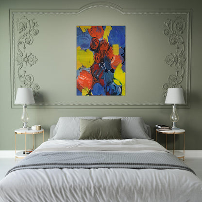 Weizengelb - 1962 - Ernst Wilhelm Nay Brushed Aluminum Print - 70x100 cm / 28x40 inches | Ernst Wilhelm Nay Aluminum Print | Ernst Wilhelm Nay Prints