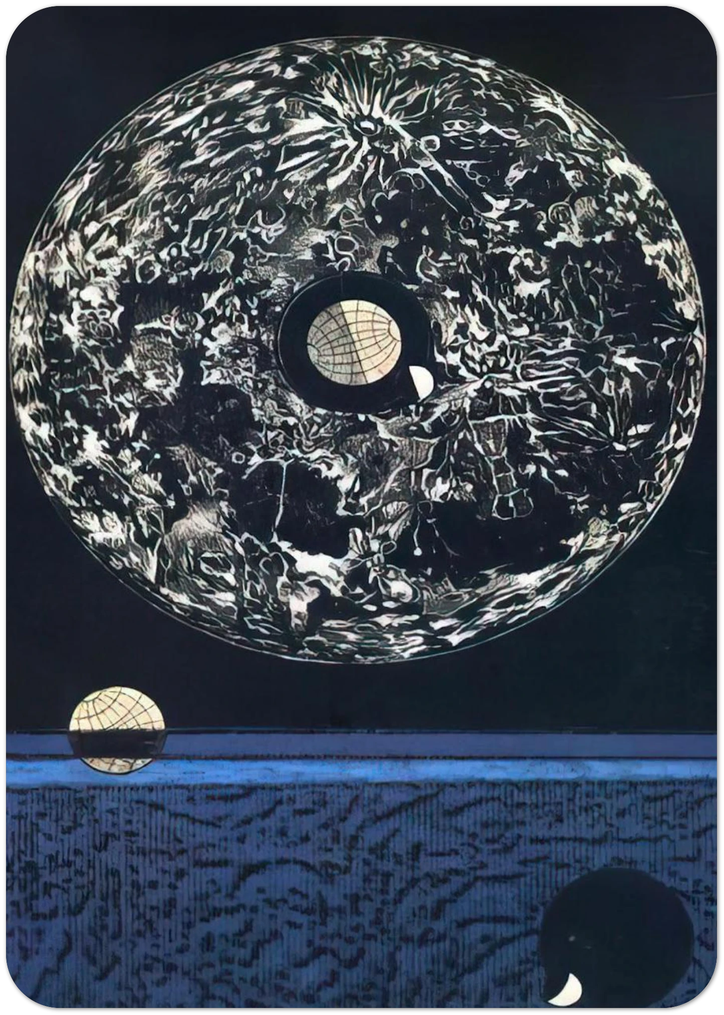 Configuration No.16 By Max Ernst Pack of 10 Post Cards | Max Ernst Post Cards | A6 (10.5 x 14.8 cm) - 4.1 x 5.8 inches